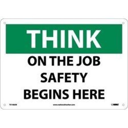 NMC THINK, ON THE JOB SAFETY BEGINS TS106P
